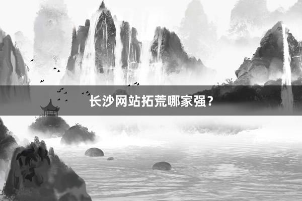 长沙网站拓荒哪家强?